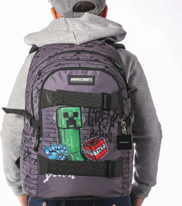 Komplet 3 Skate Baagl Minecraft TNT: Ruksak, Pernica, Vrećica