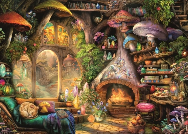 Ravensburger puzzle Kućica od gljiva 1000 dijelova