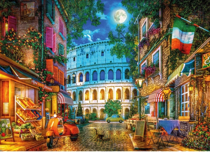 Puzzle Kolosej na mjesečini 1000 dijelova GIBSONS