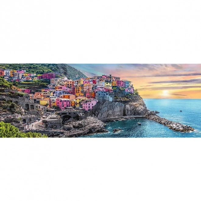 Panoramska slagalica 500 dijelova Vernazza pri zalasku sunca, Italija