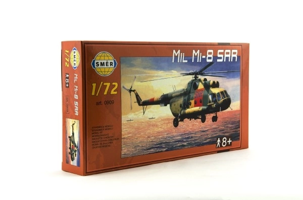 Model Mil Mi-8 SAR 1:72 25,5x29,5 cm u kutiji 34x19x6cm