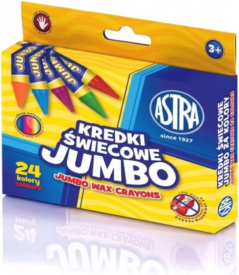 Voskové bojice Jumbo 24 kom ASTRA