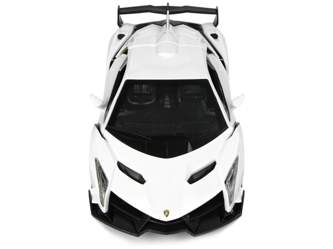 Daljinski upravljani Lamborghini Veneno Bijeli 2.4G daljinsko upravljanje volanom Zvukova svjetla