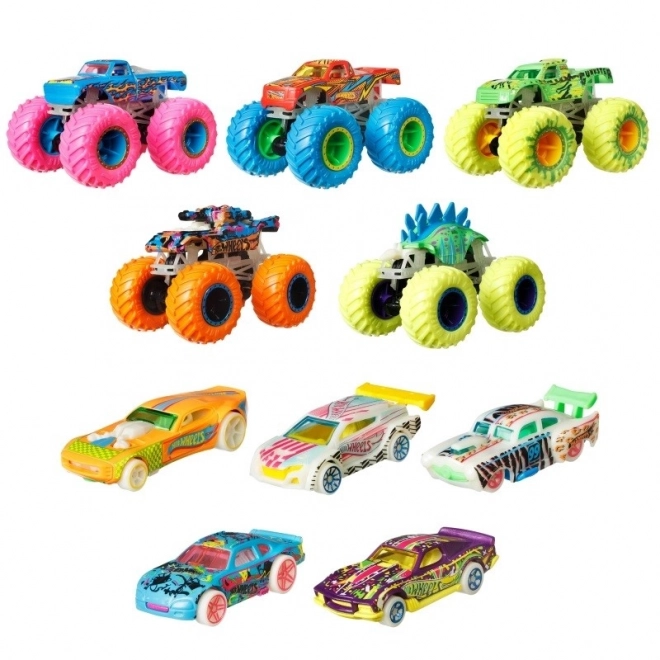 Hot Wheels monster truckovi koji svijetle u mraku 10 kom