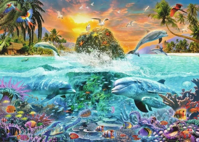 Ravensburger puzzle Podmorski otok 1000 dijelova