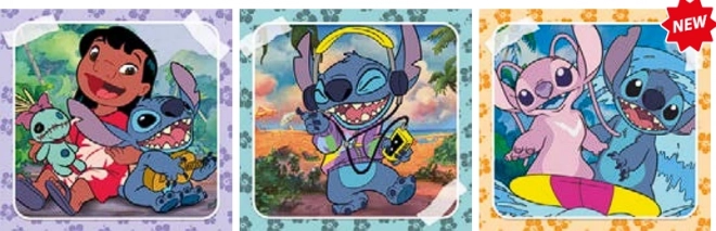 CLEMENTONI Puzzle Stitch 3x48 dijelova