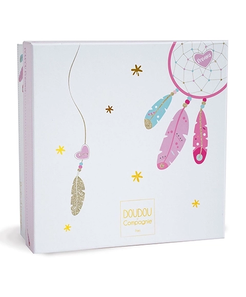 Poklon set - plišana mačka Ružičasta 26 cm
