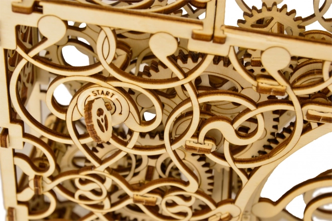 Mehanička slika - drvena 3D puzzle