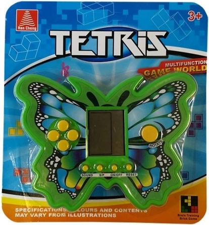 Elektronička igra Tetris – zeleni leptir