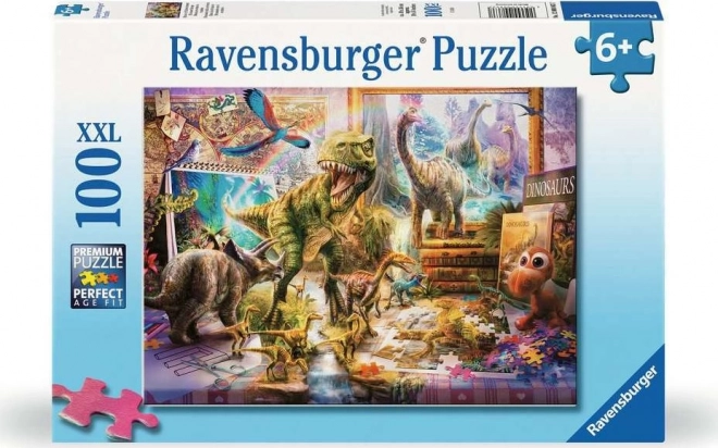 Puzzle RAVENSBURGER Dinosauri oživljavaju XXL 100 dijelova