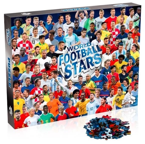Puzzle 1000 komada Svjetske nogometne zvijezde