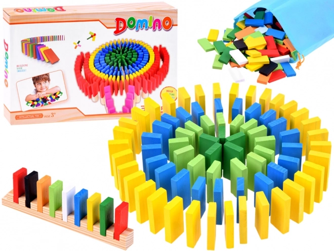Drveno šareno domino 300 komada