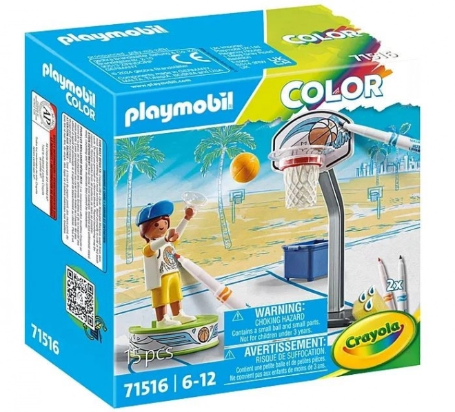 Playmobil Paint Skater s košarkaškom loptom