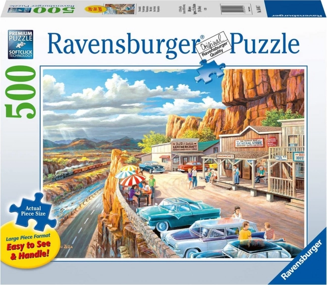 RAVENSBURGER Puzzle Odmorište s pogledom XXL 500 dijelova