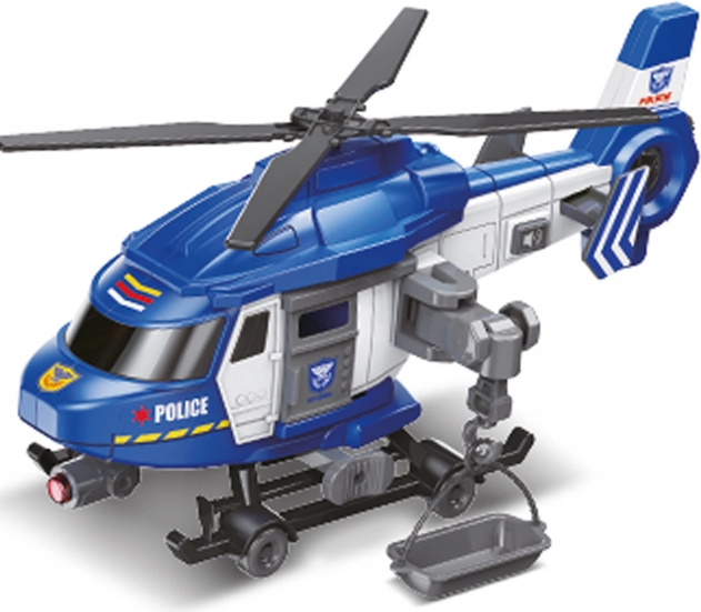 Policijski helikopter s efektima