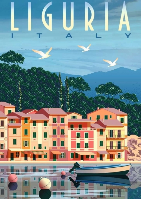 Ravensburger puzzle Razglednica iz Ligurije 1000 dijelova
