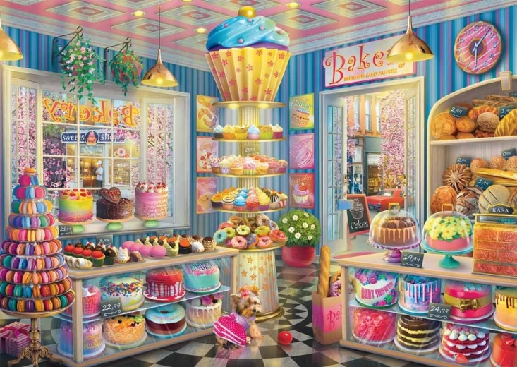 Puzzle Šarena pekarnica 1000 dijelova