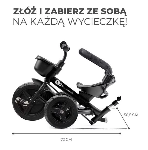 Dječja tricikl Aveo Malachite Grey