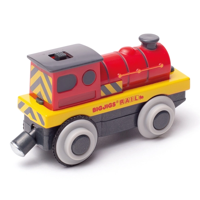 Bigjigs Rail Električna lokomotiva Crveni Jakač