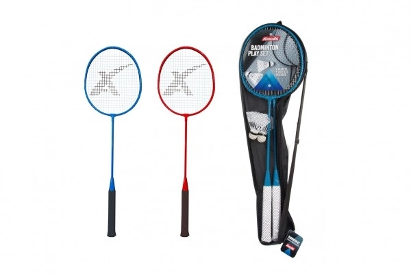 Set badmintonskih reketa i loptica u futroli