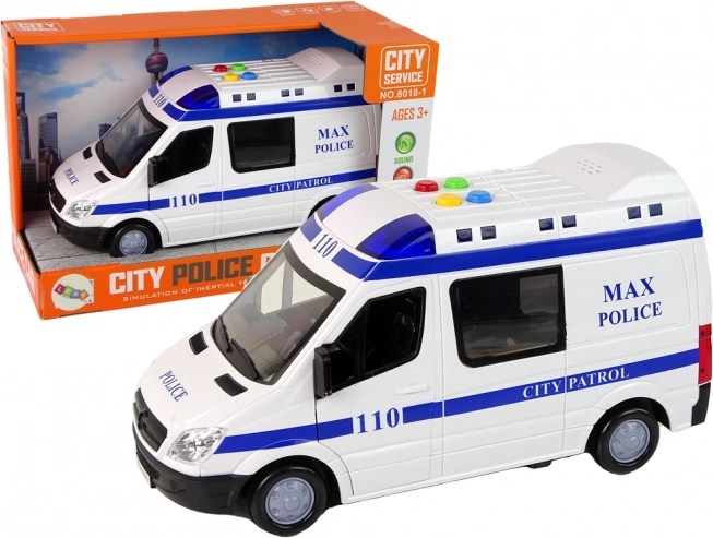 Policijski kombi s trenjnim pogonom, svjetlima i zvukovima