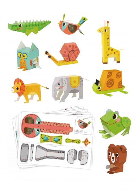 Woopie art&fun kreativni set origami 3D životinjice