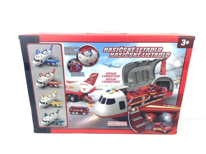 Vatrogasni avion s teretnim prostorom i 3 autića