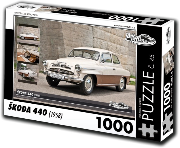 retro automobilska slagalica Škoda 440 (1958) 1000 dijelova