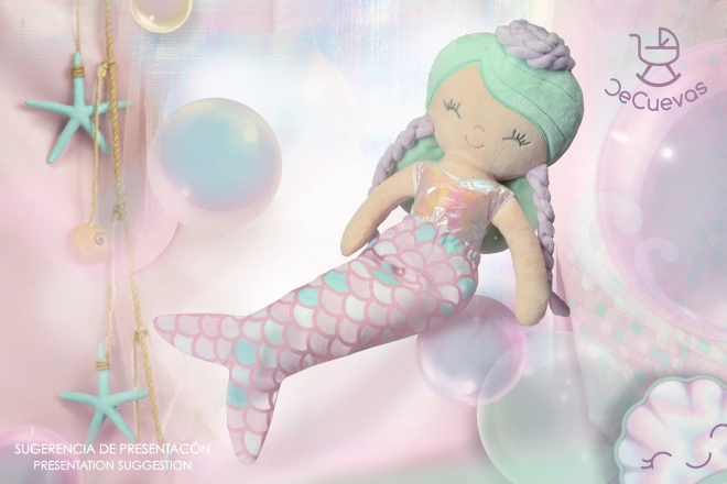 DeCuevas 20141 Pliš lutka 2u1 OCEAN FANTASY - 36 cm