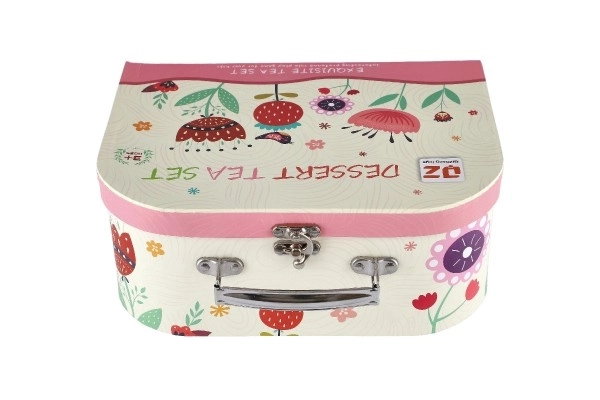 Set čajnog posuđa u limenoj kutiji 26x19x10,5cm
