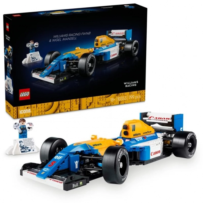 LEGO Ikone 10353 Williams Racing FW14B s Nigelom Mansellom