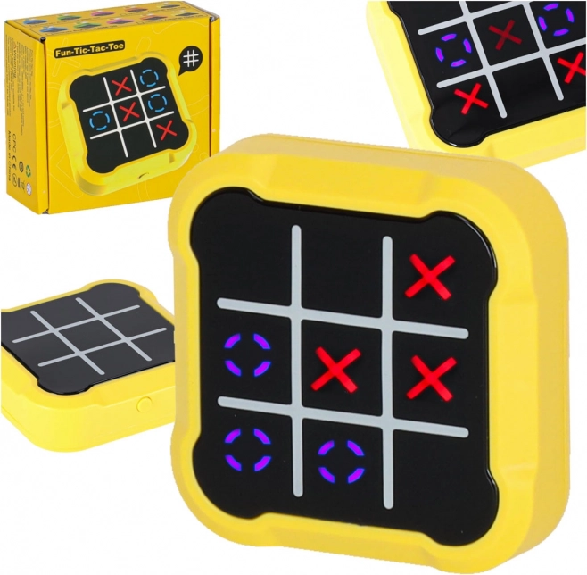Elektronička igra OXO prijenosna žuta