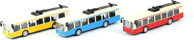 Igračka - Zabavni trolejbus s funkcijom Pull Back
