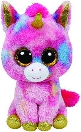 TY Beanie Boos Fantasia šareni maskota jednoroga 15 cm