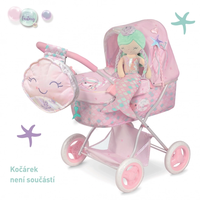 DeCuevas 20141 Pliš lutka 2u1 OCEAN FANTASY - 36 cm