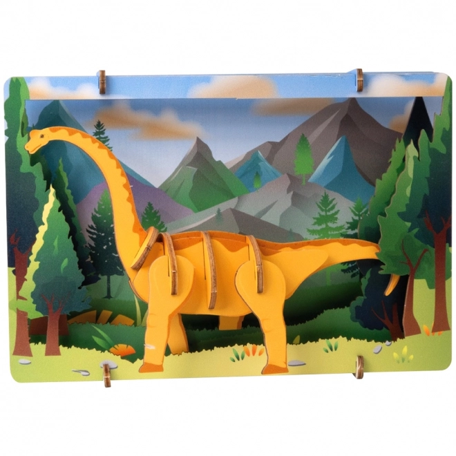 EscapeWelt 3D drvene puzzle Brontosaurus