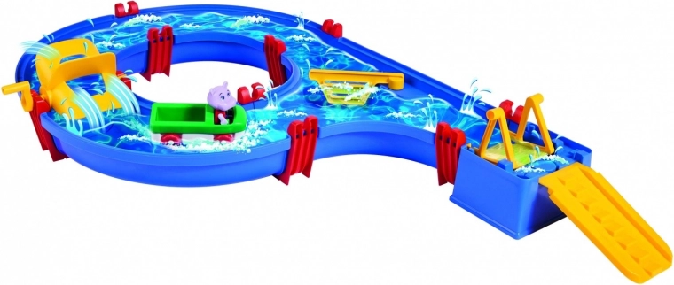 Interaktivna igra s tokom i zdencima (sluisima)