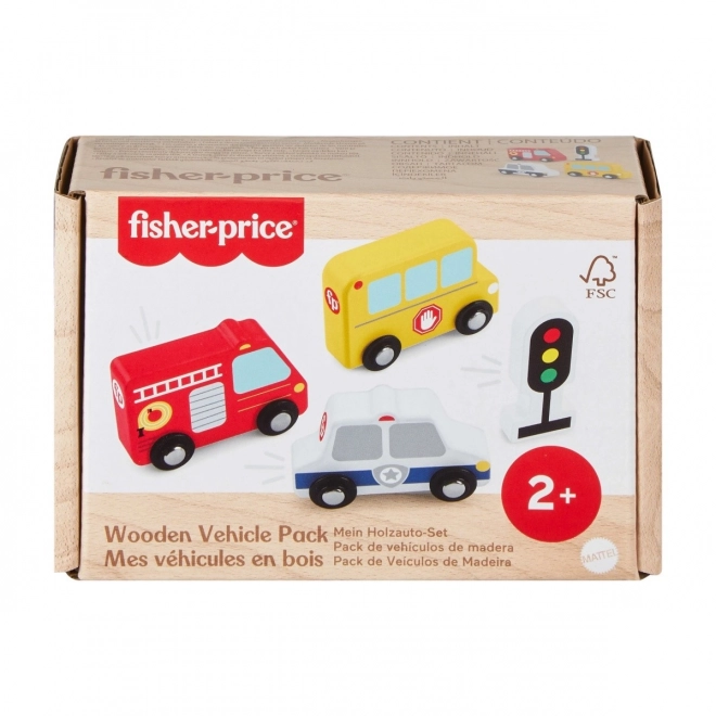 Drvena vozila set Fisher-Price