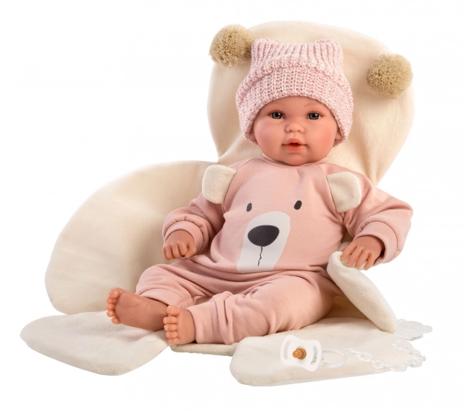 Llorens 63644 NEW BORN - realistična lutka beba sa zvukovima i mekim tekstilnim tijelom - 36 cm