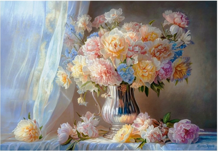 Castorland Puzzle Art Collection božuri 1500 dijelova