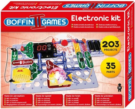 Elektronička konstrukcijska igra Boffin II Igre