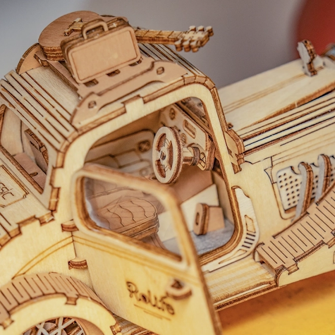 Vintage automobil - moderno 3D drveni puzzle