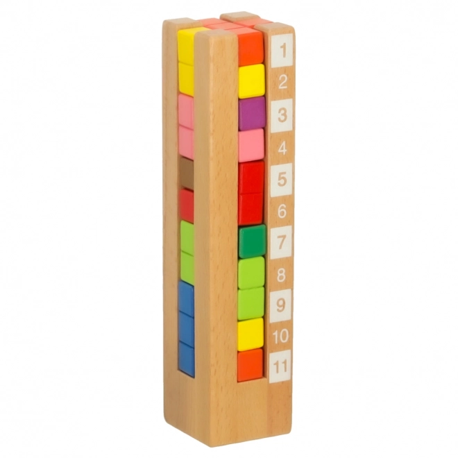 Šarene drvene edukativne kockice Montessori