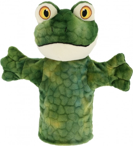 Keel Toys ekološka plišana lutka na ruku Žaba 27 cm