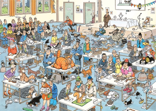 JUMBO Puzzle JvH Izložba mačaka 2000 dijelova