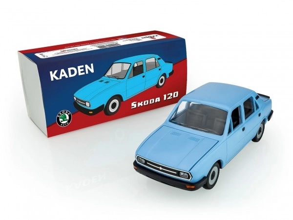 Auto Škoda 120 plast 21cm u kutiji 22x10x8cm