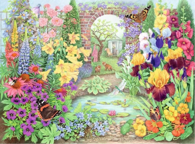 RAVENSBURGER Puzzle Prekrasni vrtovi 4x500 dijelova