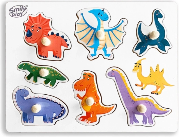 Drvena slagalica dinosauri