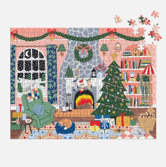 GALISON Puzzle Adventni kalendar Doma za Božić 12x42 komada