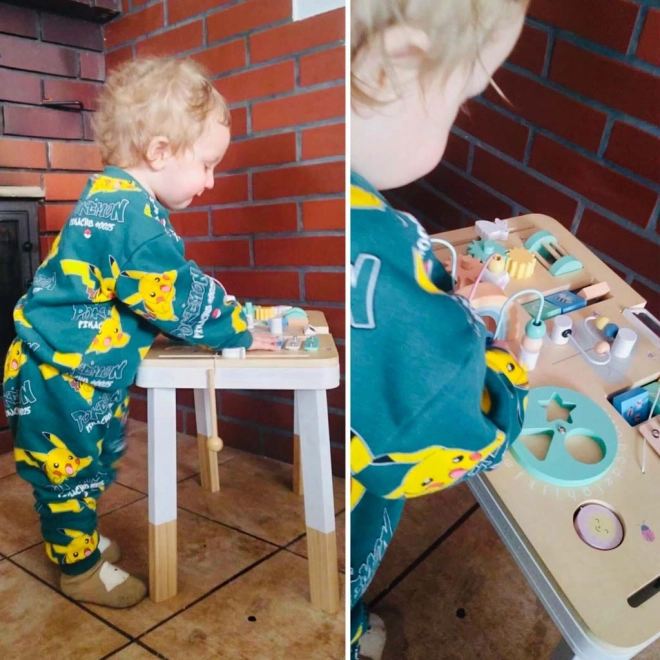 Drveni Montessori stol za djecu Lulilo